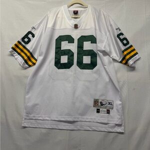 Green Bay Packers 1966 THROWBACK VINTAGE Ray Nitschke Jersey By Reebok‎ XL